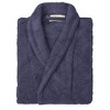 100% Cotton Ultra-Soft Terry Adult Unisex Lightweight Luxury Bathrobe by Blue Nile Mills - 4 of 4