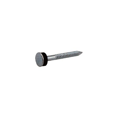 Grip-Rite 2-1/2 in. Roofing Electro-Galvanized Steel Nail Flat Head