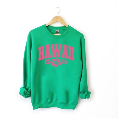 Simply Sage Market Women's Graphic Sweatshirt Hawaii Varsity Grunge