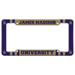 James Madison University Primary Logo License Plate Tag Frame - 1 of 4