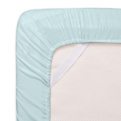 Fitted Sheet Brushed Microfiber Bottom Sheets with Built in Sheet Straps by Sweet Home Collection®