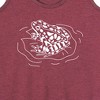 Women's - Instant Message - Frog On Lily Pad Graphic Racerback Tank - 2 of 4
