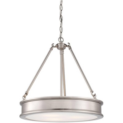 Minka Lavery Harbour Point 19" Wide Brushed Nickel Pendant Light