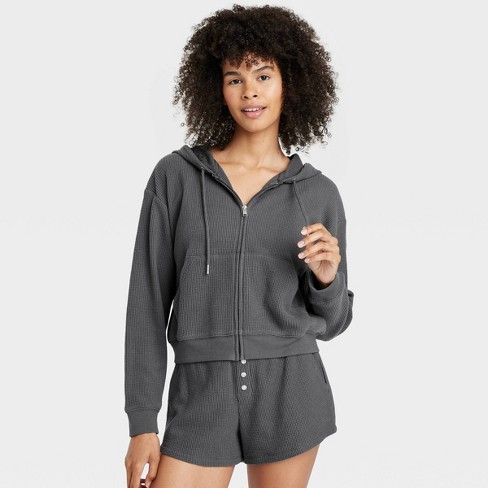 Grey zip up hoodie target sale