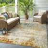 Captiv8e Designs Navarre Distressed Elements Abstract Beige/Orange Indoor/Outdoor Area Rug - 2 of 4