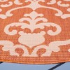 Courtyard CY2663 UV & Stain Resistant Non-Shedding Power Loomed Indoor/Outdoor Rugs - Safavieh - 3 of 4
