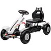Aosom Kids Pedal Go Kart, Outdoor Ride on Toys with Adjustable Seat, Handbrake, 4 Non-Slip Rubber Wheels for Boys & Girls Aged 5-12 Years Old - 4 of 4