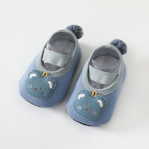 MyKids-Usa Baby Girl Cartoon Pattern Non-Slip Toddler Shoes With Tail Design Floor Socks - 1 of 4