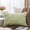 REGALWOVEN Geometric Decorative Farmhouse Throw Pillow Covers Soft Plush Cushion for Sofa Living Room Office 2 Pcs - 2 of 4