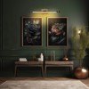 Rennnsan Orlyth 25" W Hardwired Liner Aluminum Modern LED Dimmable Wall Sconce Picture Light in Gold - 4 of 4