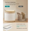 SONGMICS Laundry Hamper, 23.8 Gal. Laundry Basket, Laundry Bag with Lid, with Handles, Drawstring, for Clothing, Blankets, 19.7 x 19.7 x 18.1 Inches - 2 of 4