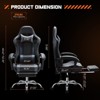 AZL1 Life Concept Video Computer Game Chair with Ergonomic Lumbar Support PU Leather Swivel Racing Chair with Arm - 3 of 4