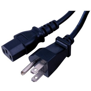 Home Plus JHIU0085 Computer AC Power Cord, 6', Black - 1 of 1