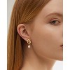 Molenia Pearl Earrings for Women, 14K Gold Plated 925 Sterling Silver Freshwater Pearl Dangle Drop Earrings Studs Jewelry - 2 of 4