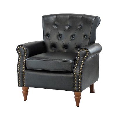 Tyre Armchair with Nailhead Trim  | ARTFUL LIVING DESIGN