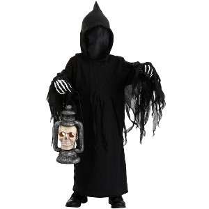 HalloweenCostumes.com 4T   Dark Reaper Costume Toddler, Black - 1 of 4