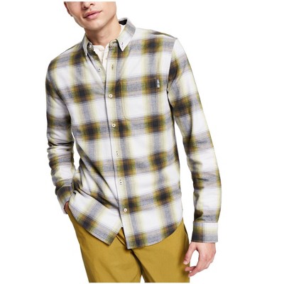 BASS OUTDOOR Mens Flannel Plaid Button Up Shirt