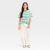 Girls' Oversized Short Sleeve Striped T-Shirt - art class™ - 3 of 3