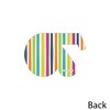 Big Dot of Happiness 70th Birthday - Cheerful Happy Birthday - Seventy Shaped Decorations DIY Seventieth Birthday Party Essentials - Set of 20 - 3 of 4