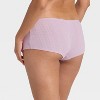 Women's Pointelle Ruched Front Boy Shorts - Wild Fable™ - 2 of 4