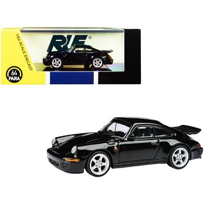 1987 RUF CTR Yellowbird Black 1/64 Diecast Model Car by Paragon