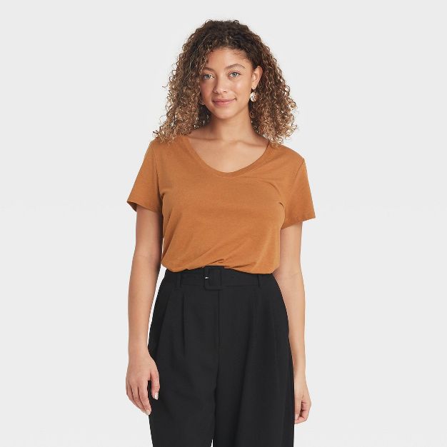 Women's Short Sleeve Scoop Neck T-Shirt - A New Day™