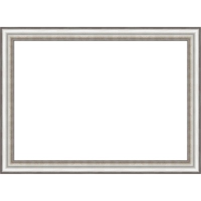 Amanti Art Salon Silver Narrow Framed Dry Erase Magnetic Board