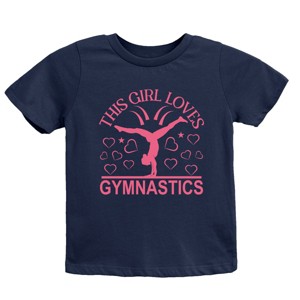 The Juniper Shop This Girl Loves Gymnastics Youth Short Sleeve Tee - 1 of 4