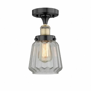 Chatham - 1 Light Semi-Flush Mount In Industrial Style-8.25 Inches Tall and 6.5 Inches Wide - 1 of 1