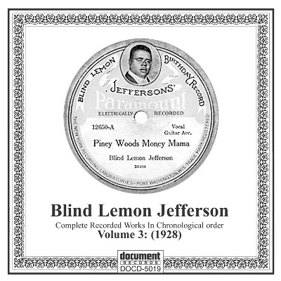 Blind Lemon Jefferso - Complete Recordings 1925 1929  Vol. 3 (1 (CD)