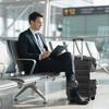 Gulches 20"/24"/28" 3 pcs/set in ABS Spinner Wheel Luggage, Carry on Suitcase, Matching Color, TSA Combination Lock (Dark Gray) - 3 of 4