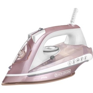 BLACK+DECKER Pearl Iron, IR2398, 50% Smoother Gliding with Pearl-Infused Ceramic Soleplate, Powerful Steam, 8 Foot Cord, Vertical Steam Function - 1 of 4