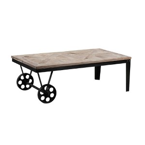 Boraam Prescott Rectangular Coffee Table Natural - 1 of 4