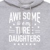 Men's - Instant Message - Awesome Like My 3 Daughters Graphic Fleece Pullover Hoodie - 2 of 4
