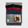 Men's Jersey Mesh Performance 3pk Long Leg Boxer Briefs - All In Motion™  Black/gray/blue : Target