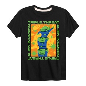 Boys' - Disney - Aliens Triple Threat Short Sleeve Graphic T-Shirt - 1 of 4