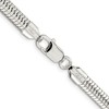 Black Bow Jewelry Men's 6mm Sterling Silver Solid Classic Round Snake Chain Necklace - 2 of 4