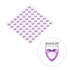 Unique Bargains Heart Shape Self Adhesive Valentine Makeup DIY Rhinestone Stickers 512 Pcs - 2 of 4