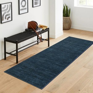 Nasitip Traditional Farmhouse Braided Pattern Area Rug Non-Slip Washable for Living Room，Bedroom，Entryway - 1 of 4
