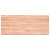 vidaXL Table Top Light Brown 47.2"x19.7"x(0.8"-2.4") Treated Solid Wood Live Edge - 2 of 4