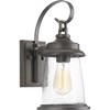 Progress Lighting Conover 1-Light Outdoor Wall Lantern in Antique Pewter with Seeded Glass Shade - image 3 of 3