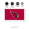 Full Color PVC Mat, 16" x 28", Arizona Cardinals - 3 of 4
