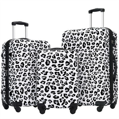 BEAFUP Set of 3 Hardshell Luggage Spinner Suitcase with TSA Lock Lightweight-20"+24"+28" Luggages