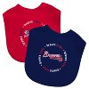 BabyFanatic Officially Licensed Unisex Baby Bibs 2 Pack - MLB Atlanta Braves - 2 of 4