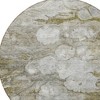 Brown Taupe And Ivory Abstract Washable Indoor Outdoor Area Rug - 4 of 4