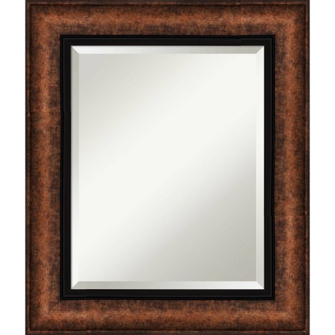 Amanti Art 23" x 27" Beveled Vogue Bronze Wall Mirror : Modern Rectangular, No Assembly Required - image 1 of 4