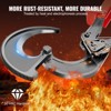 VEVOR Ratcheting Cable Cutter, 11" Wire Cutter Heavy Duty with Gloves, Strong Silicon-Manganese Spring Steel Blade, Red - 4 of 4