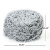CAVINAS Faux Fur Bean Bag Chair,Lazy Sofa Chair with High Density Foam,Lounge Chair for Living Room - 3 of 4