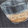 Home Mart Goods Yellow Black Espresso Modern Non-Slip Washable Low Pile Kitchen Mat - 36" x 19" - 4 of 4