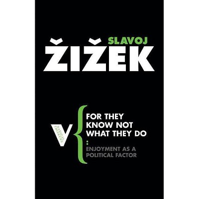 For They Know Not What They Do - (Radical Thinkers) by  Slavoj Zizek (Paperback)